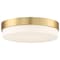 Access Lighting Roma, LED Flush Mount, Antique Brushed Brass Finish, Opal Glass 20825LEDD-ABB/OPL - alternate 1